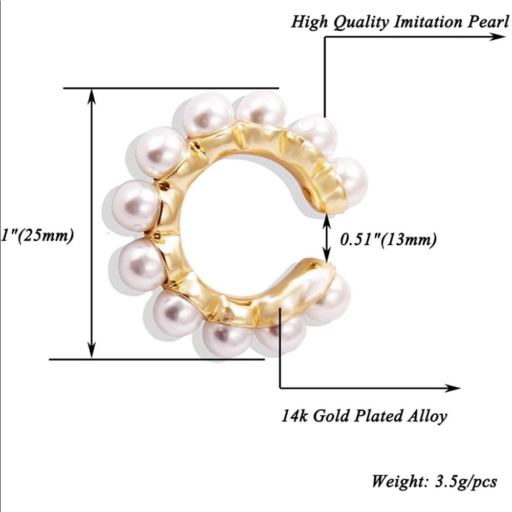 Leela - studded cuffs - Picture 4 of 5